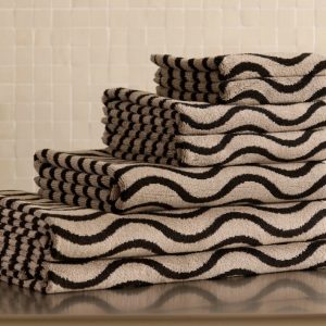 Classic Set Wave Noir Towels