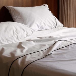 Egyptian Black Grosgrain Cotton Sheet Set