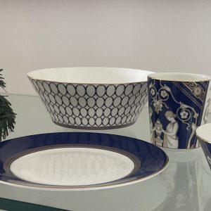 Blue and Gold Wedgwood